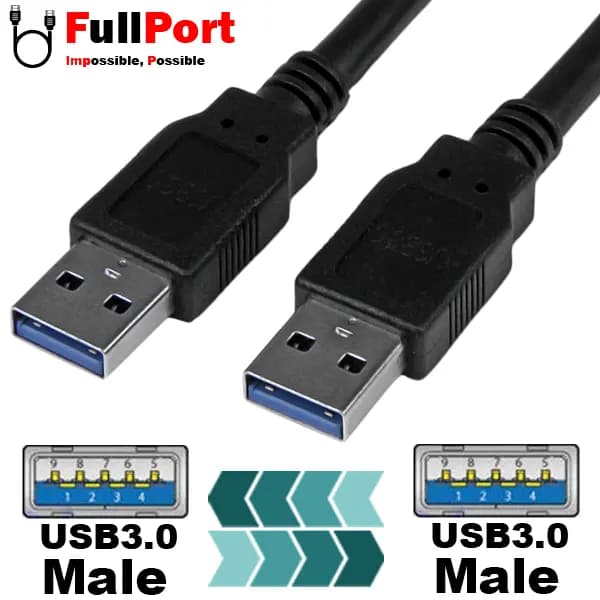 کابل لینک USB3 طول 1.2 متری برند فرانت مدل FN-U3CA12 — تصویر ۲