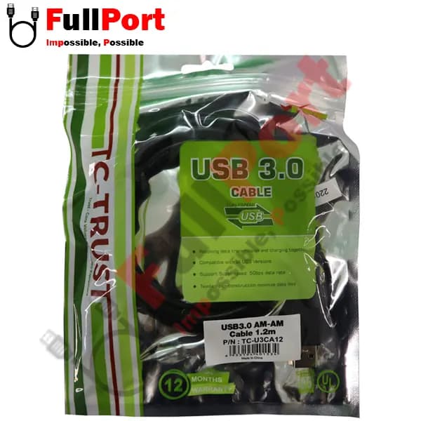 کابل لینک USB3 طول 1.2 متری برند تی سی تراست TC-U3CA12 — تصویر ۷