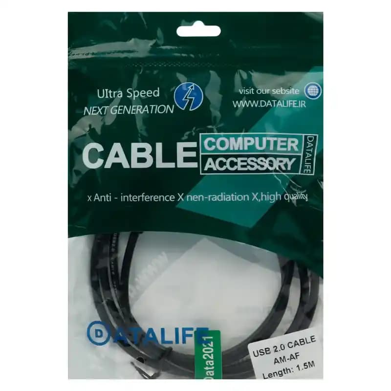کابل افزایش طول Datalife USB 1.5m — تصویر ۳