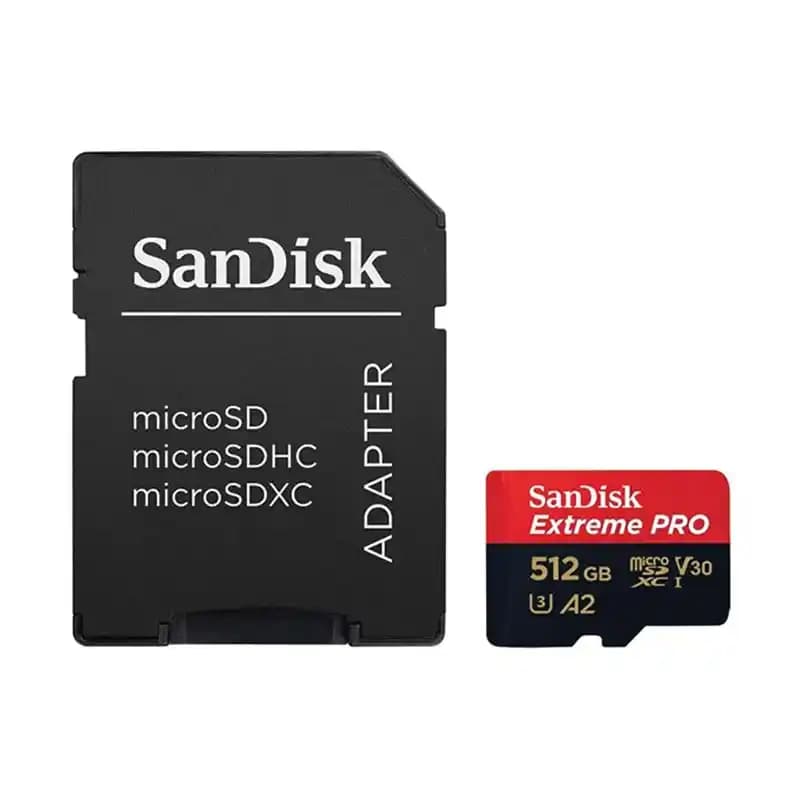 کارت حافظه میکرو 512 گیگ سن دیسک SanDisk Extreme Pro V30 U3 A2 C10 200MB/s — تصویر ۶
