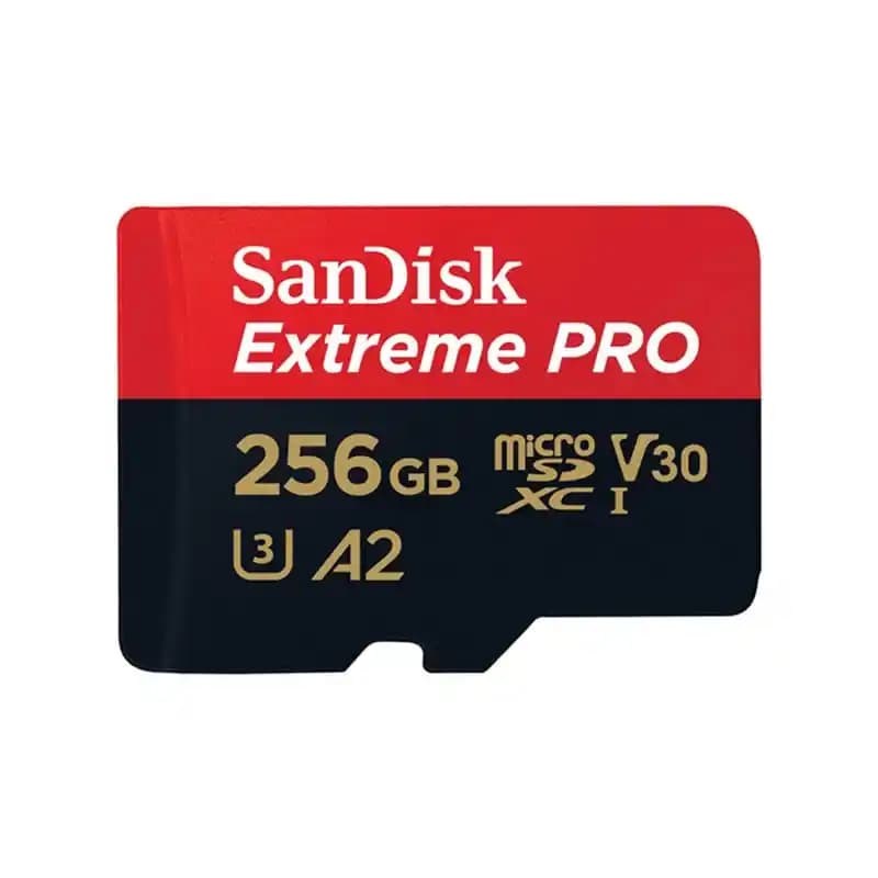 کارت حافظه میکرو 256 گیگ سن دیسک SanDisk Extreme Pro V30 U3 A2 C10 200MB/s