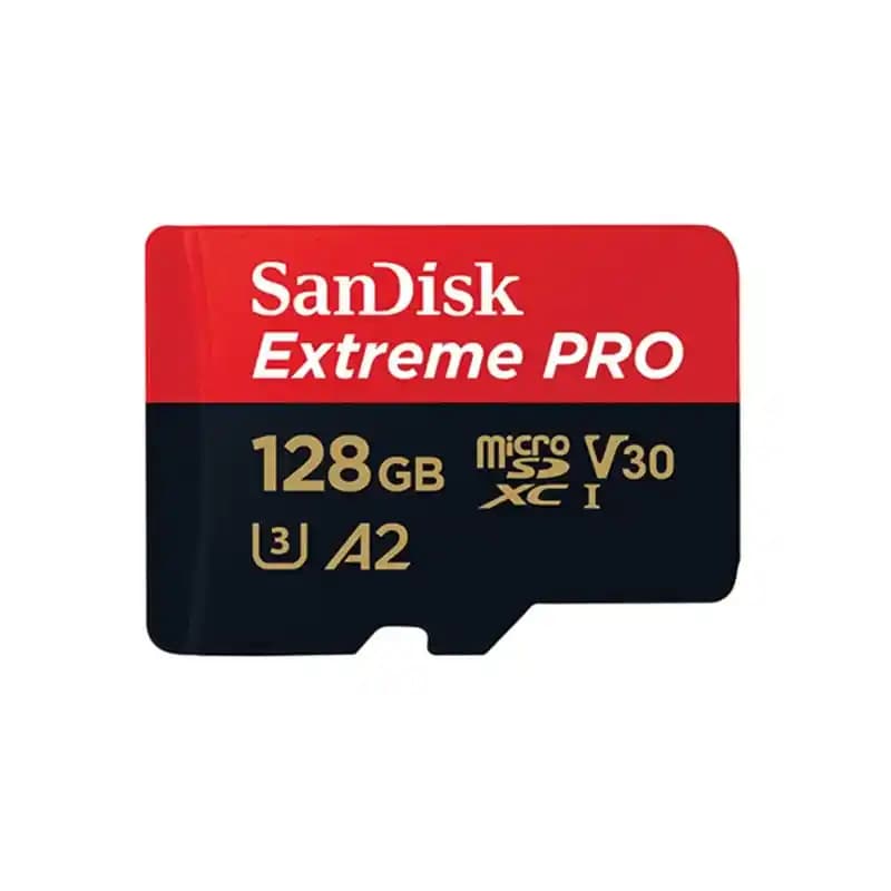 کارت حافظه میکرو ۱۲۸ گیگ سن دیسک SanDisk Extreme Pro V30 U3 A2 C10 200MB/s