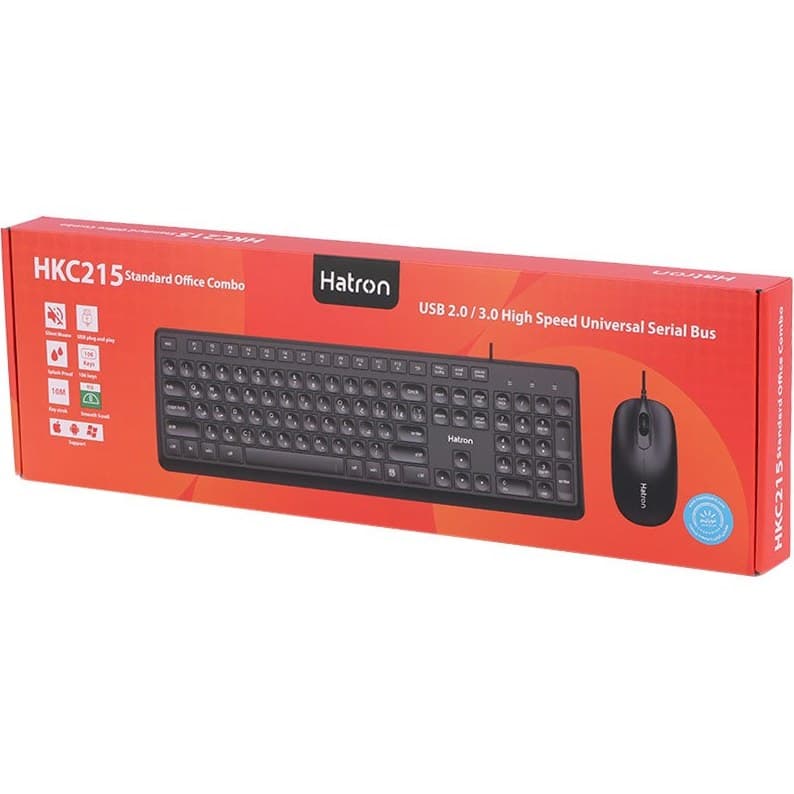 کیبورد و ماوس باسیم هترون مدل HKC215 — تصویر ۹