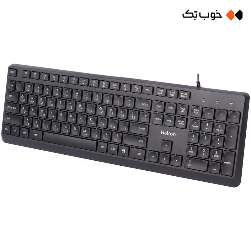 کیبورد و ماوس باسیم هترون مدل HKC215 — تصویر ۴