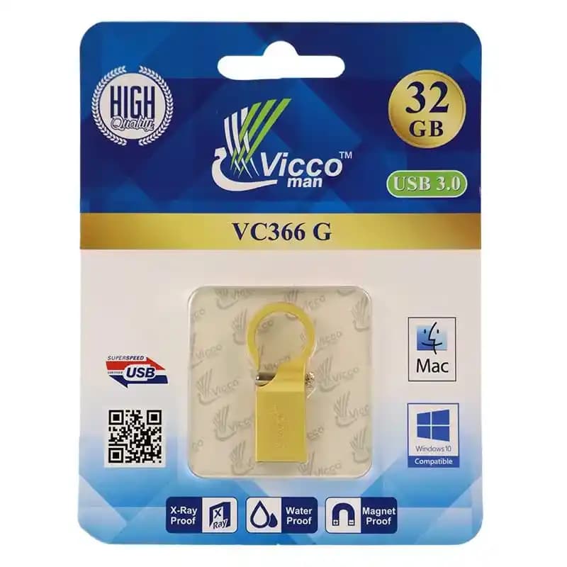 فلش 32 گیگ ویکومن Vicco VC366 USB3.0 — تصویر ۶