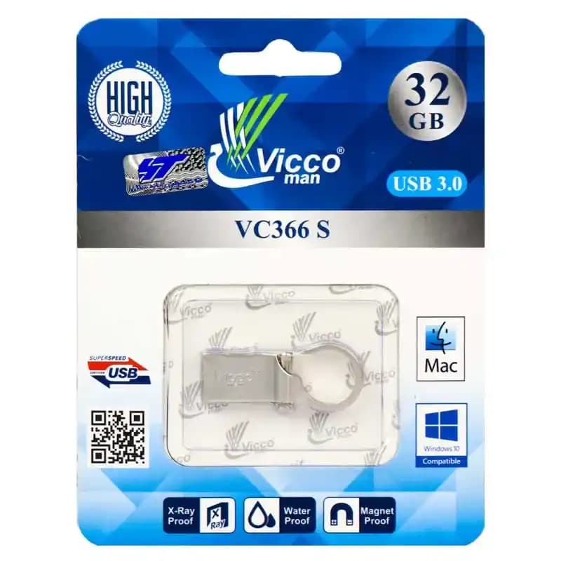 فلش 32 گیگ ویکومن Vicco VC366 USB3.0 — تصویر ۴