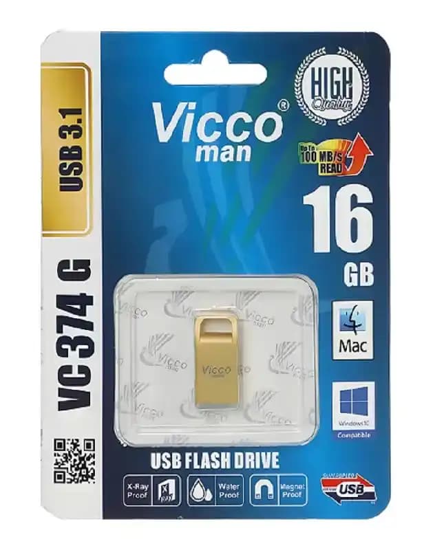 فلش 16 گیگ ویکومن ViccoMan VC374 USB3.1 — تصویر ۲