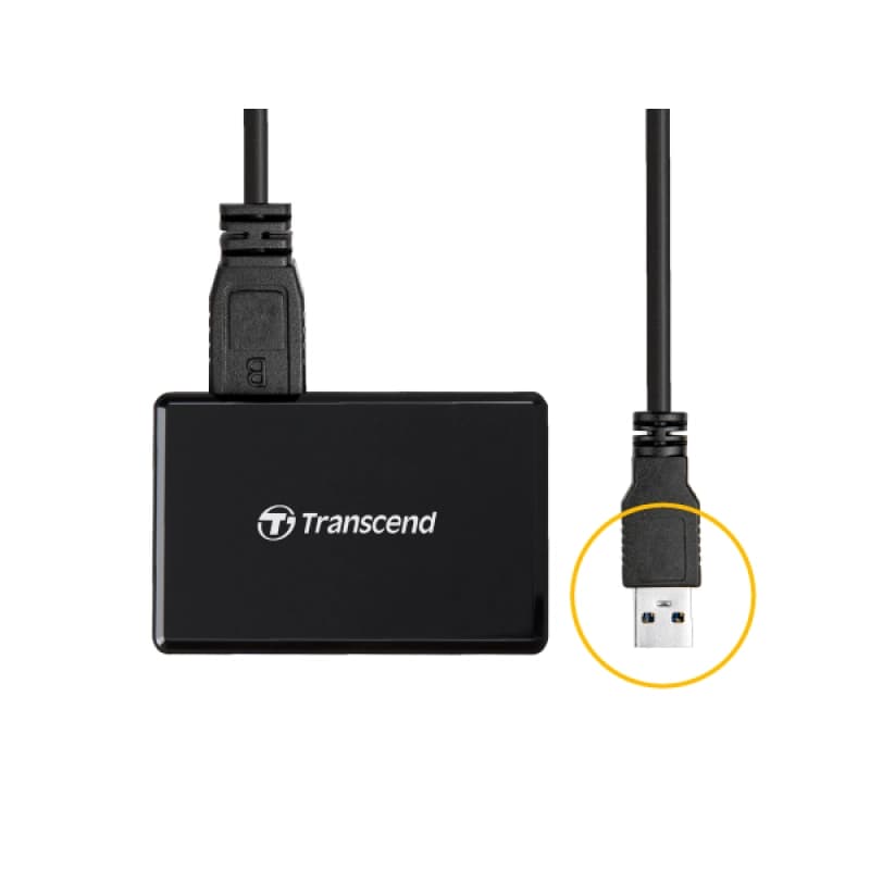 رم ریدر ترنسند مدل Transcend USB 3.0 Card Reader RDF8 — تصویر ۶