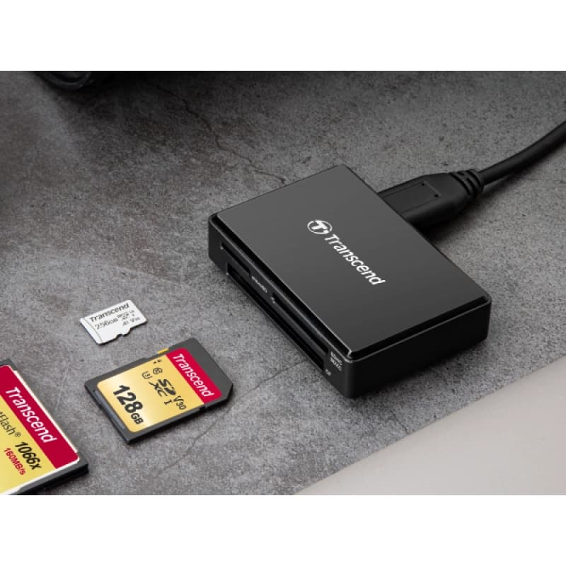 رم ریدر ترنسند مدل Transcend USB 3.0 Card Reader RDF8 — تصویر ۸