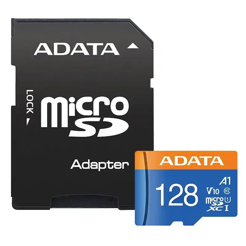 کارت حافظه ای دیتا ۱۲۸ گیگ ADATA Premier 100MB/s همراه با خشاب — تصویر ۴