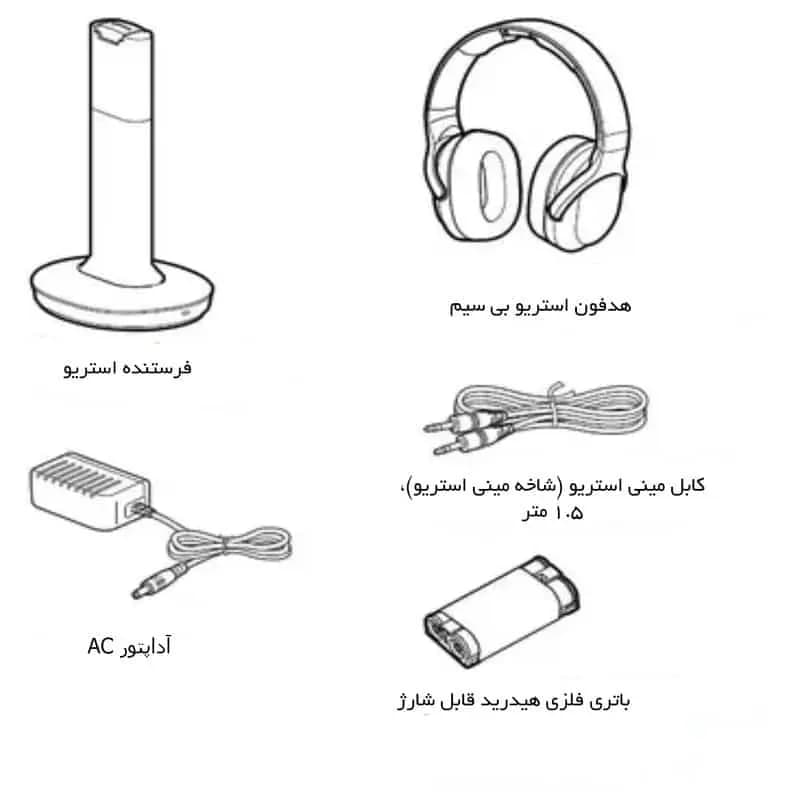 هدفون بی سیم سونی Sony MDR-RF895RK — تصویر ۱۰
