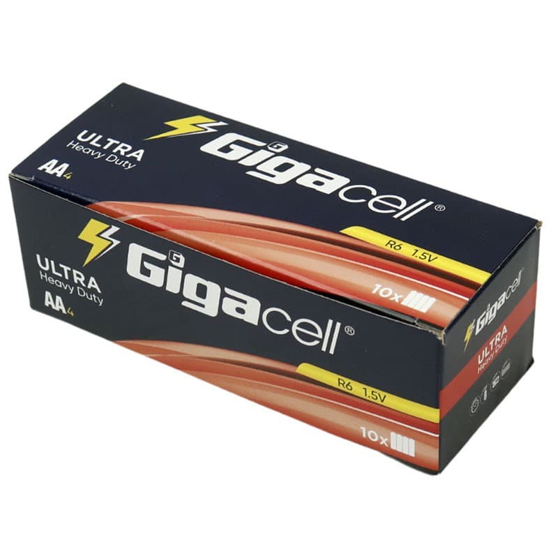 باتری چهارتایی قلمی Gigacell Ultra Heavy Duty R6 1.5V AA شرینگ — تصویر ۳