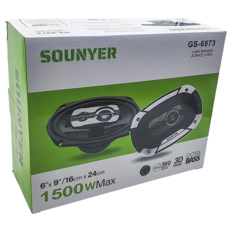 اسپیکر پشت خودرو سونیر مدل GS-6973 سایز 9×6 اینچ بسته دوعددی — تصویر ۶