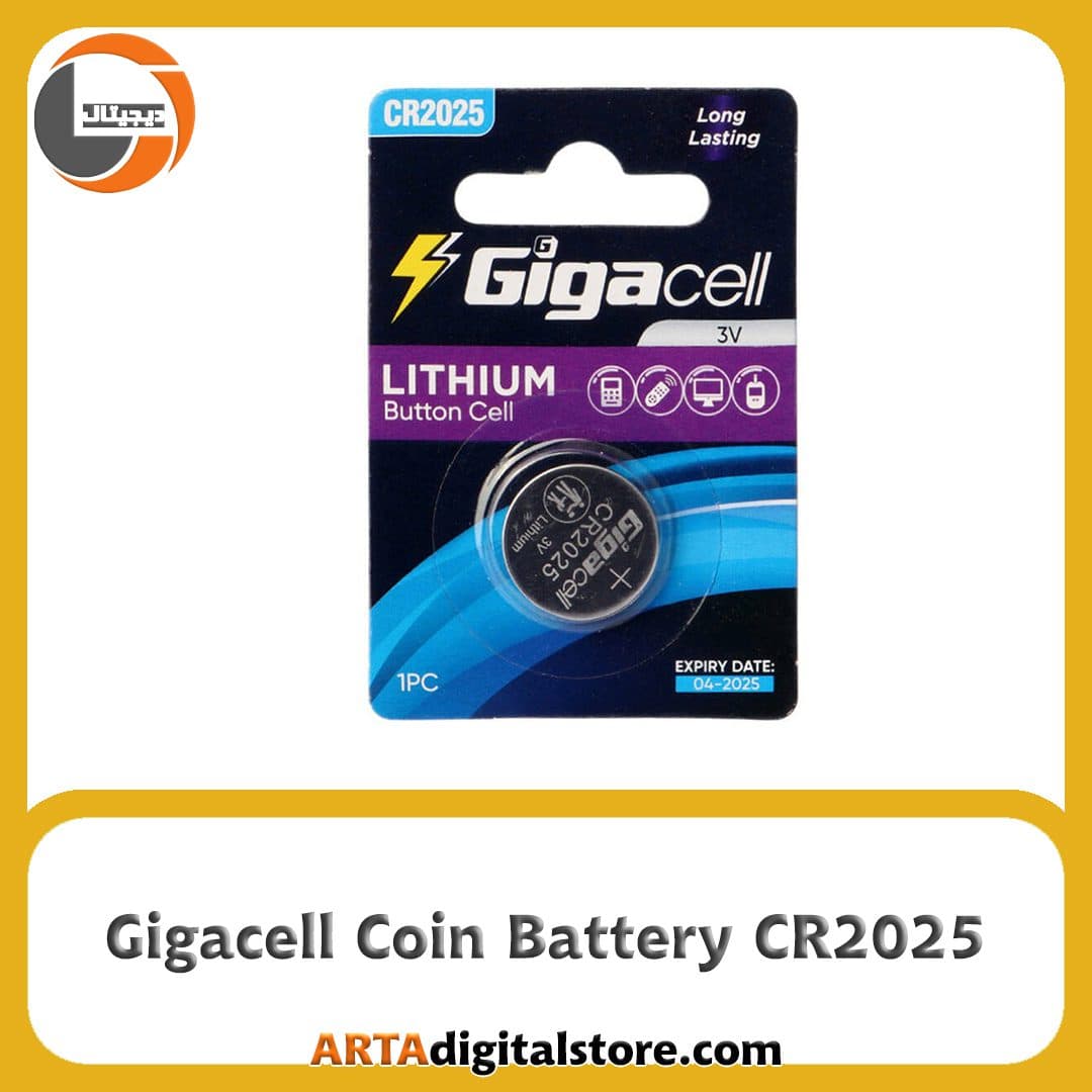 باتری سکه ای Gigacell CR2025 — تصویر ۲