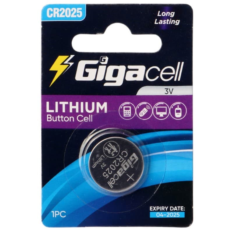 باتری سکه ای Gigacell CR2025 — تصویر ۳