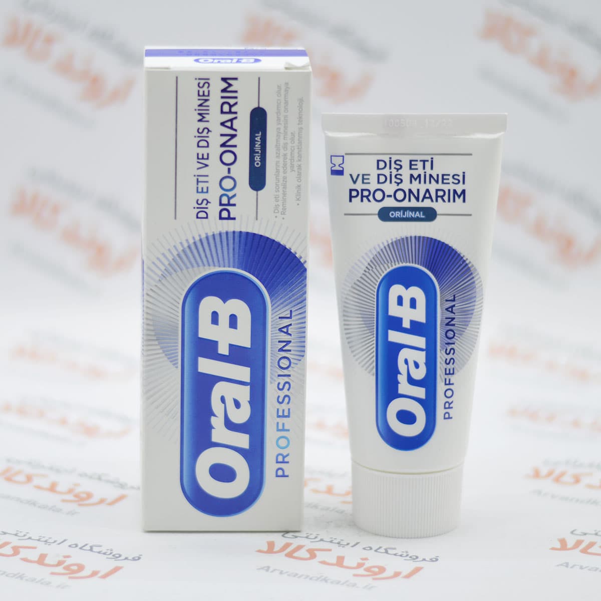خمیردندان اورال بی Oral B برای دندان های حساس مدل Pro Onarım حجم 50 میلی — تصویر ۳
