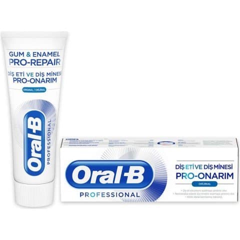 خمیردندان اورال بی Oral B برای دندان های حساس مدل Pro Onarım حجم 50 میلی