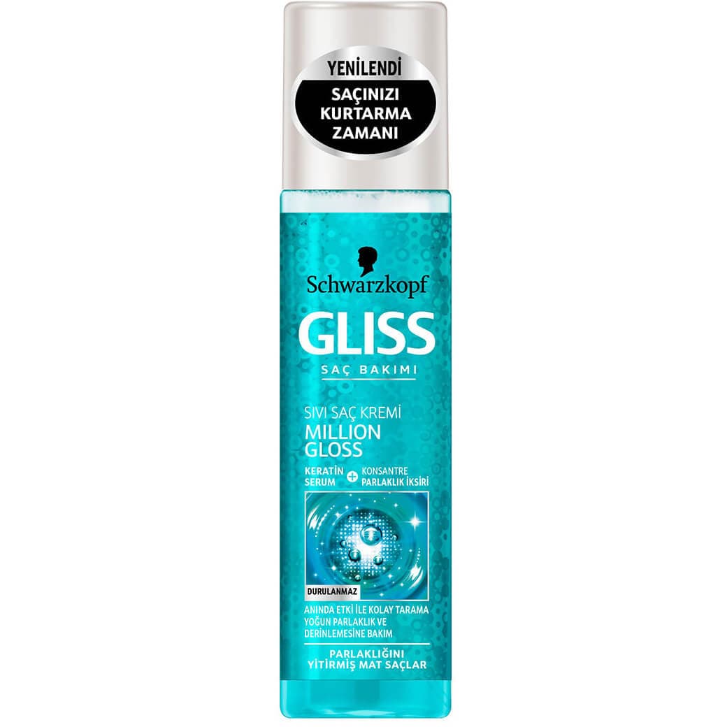 اسپری نرم کننده مو Gliss مدل MILLION GLOSS حجم 200 میلی — تصویر ۲