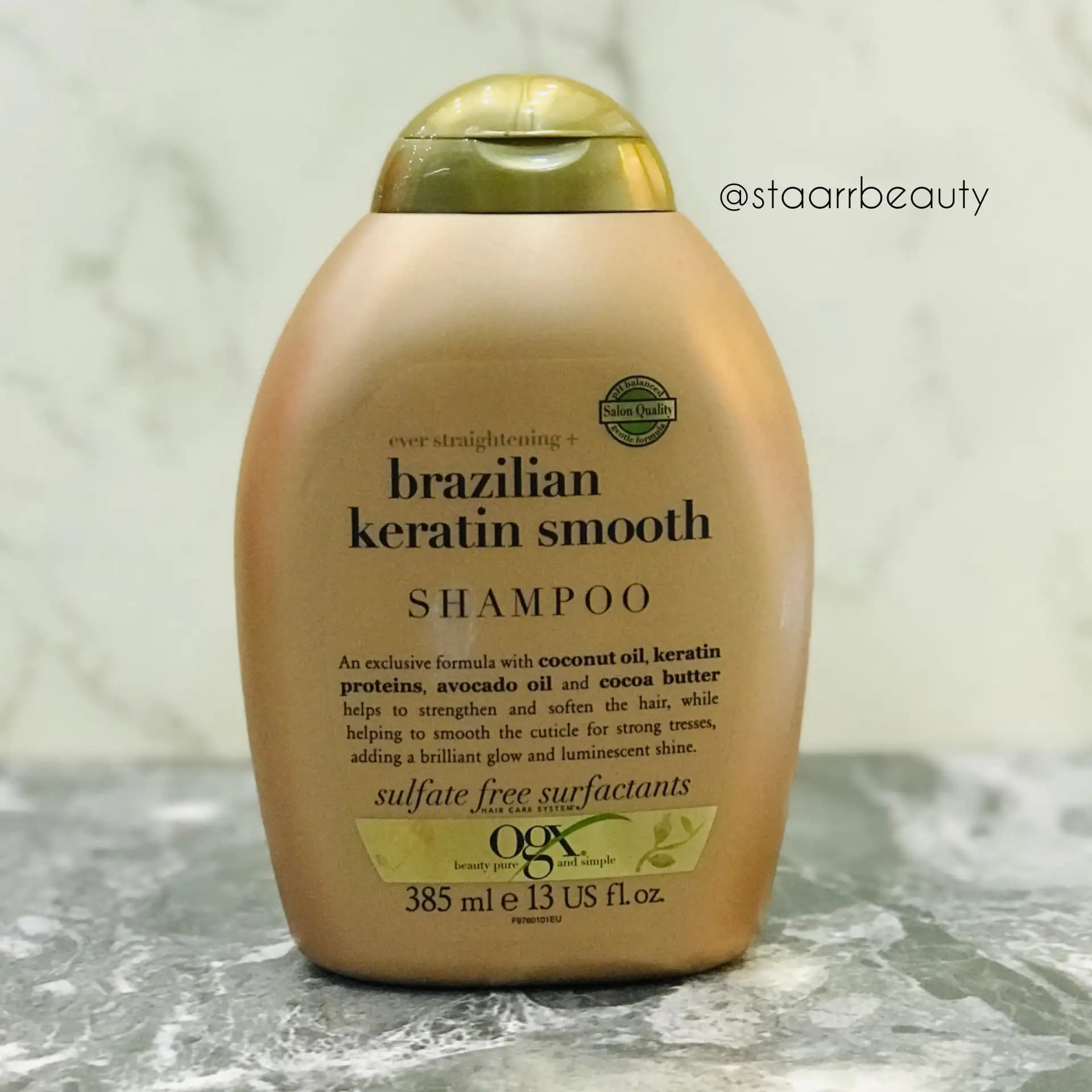 شامپو Brazilian Keratin Smooth او جی ایکس Ogx Ogx Ever Straightening Brazilian Keratin Smooth Shampoo — تصویر ۲