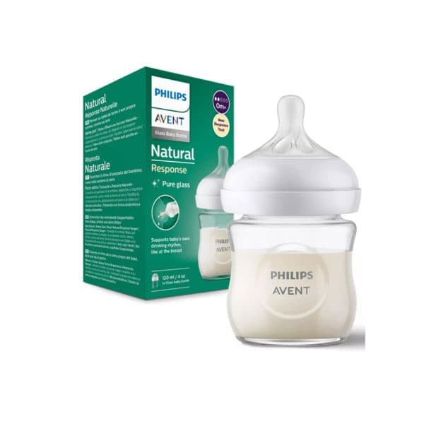 شیشه شیر نچرال پیرکس دو قطره ای 120 میلی لیتر اونت avent avent scy930/01 — تصویر ۶
