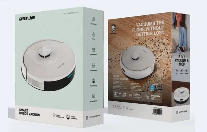 جارو رباتیک هوشمند گرین لاین مدل SMART ROBOT VACUUM — تصویر ۶