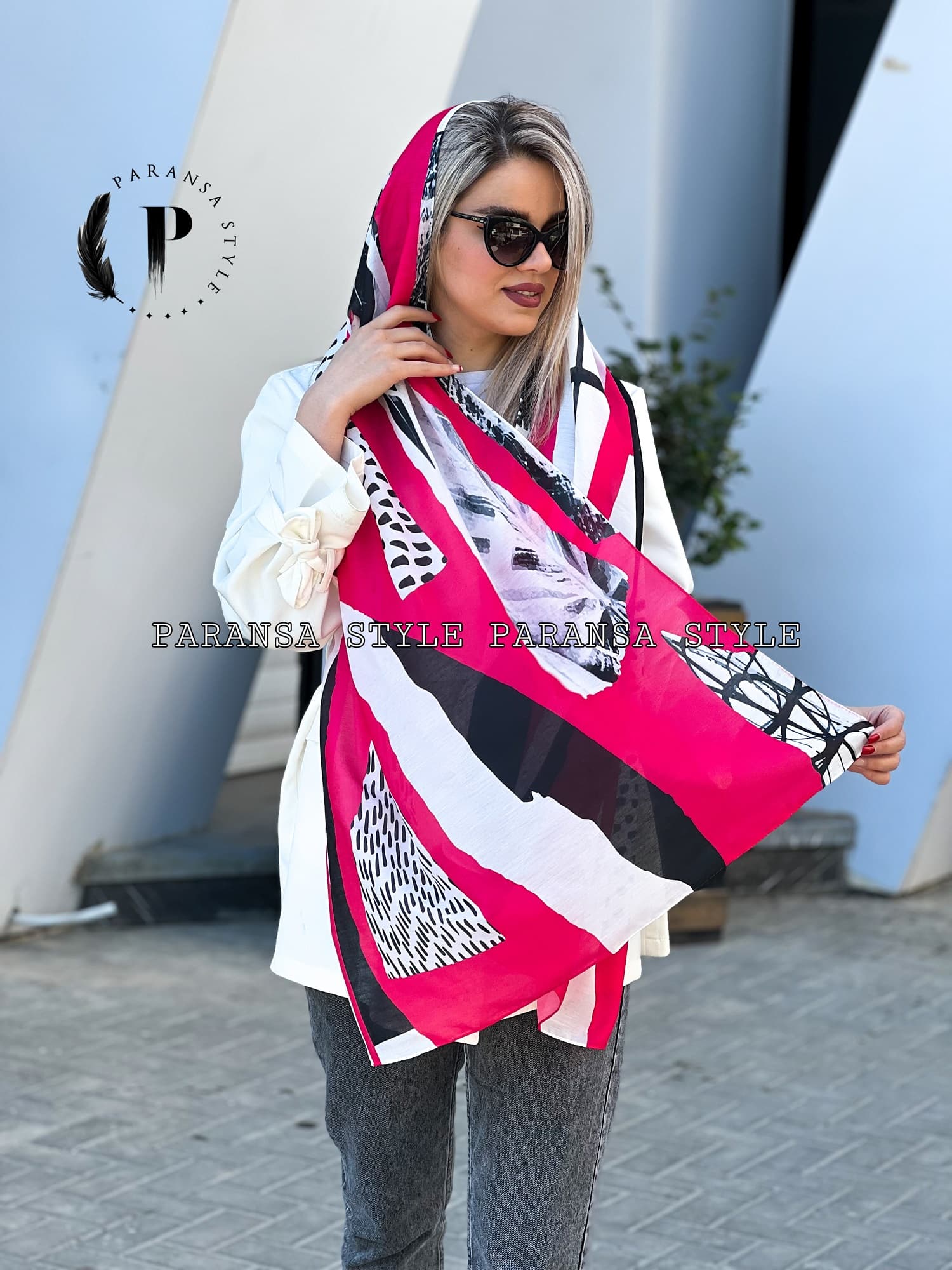 شال نخی Bershka — تصویر ۹
