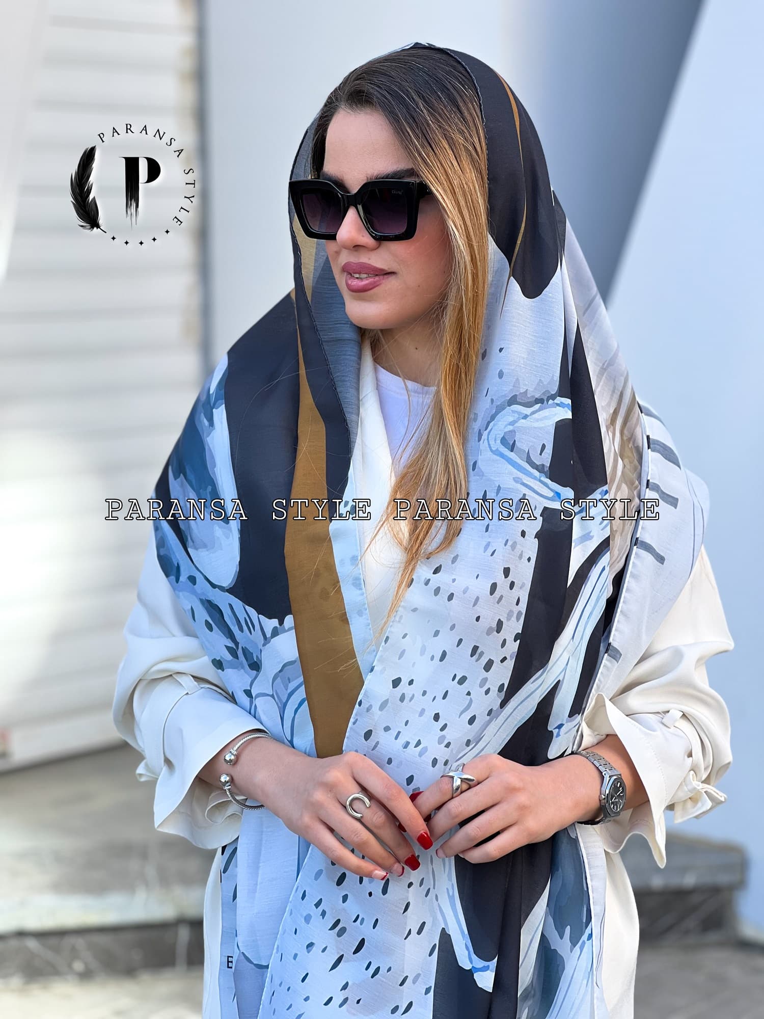 شال نخی Bershka — تصویر ۸