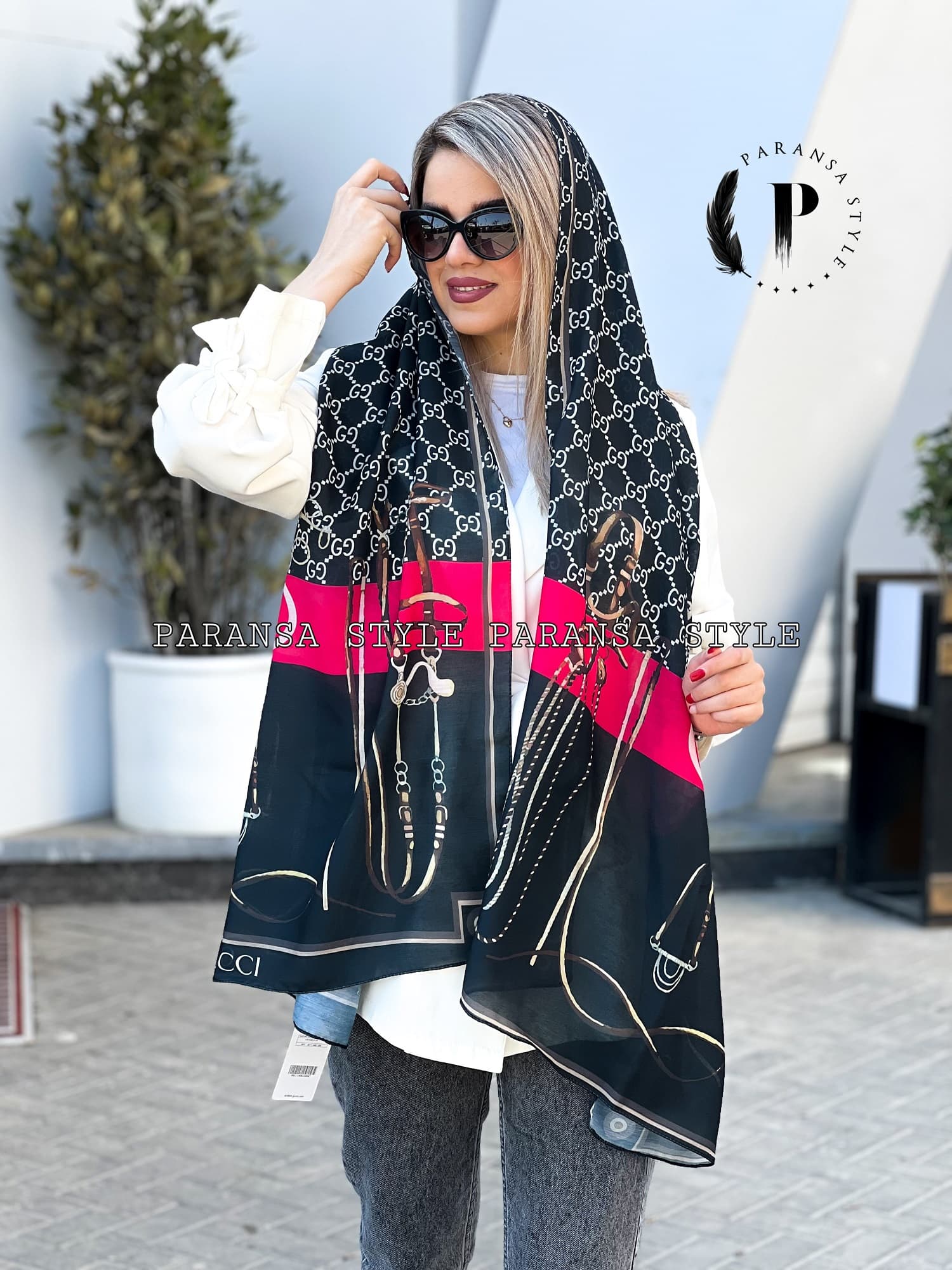 شال نخی Gucci — تصویر ۱۲