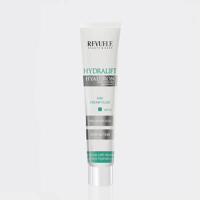کرم روز هیدرالیفت رووله مدل Revuele hydralift hayluron Day cream-Fluid