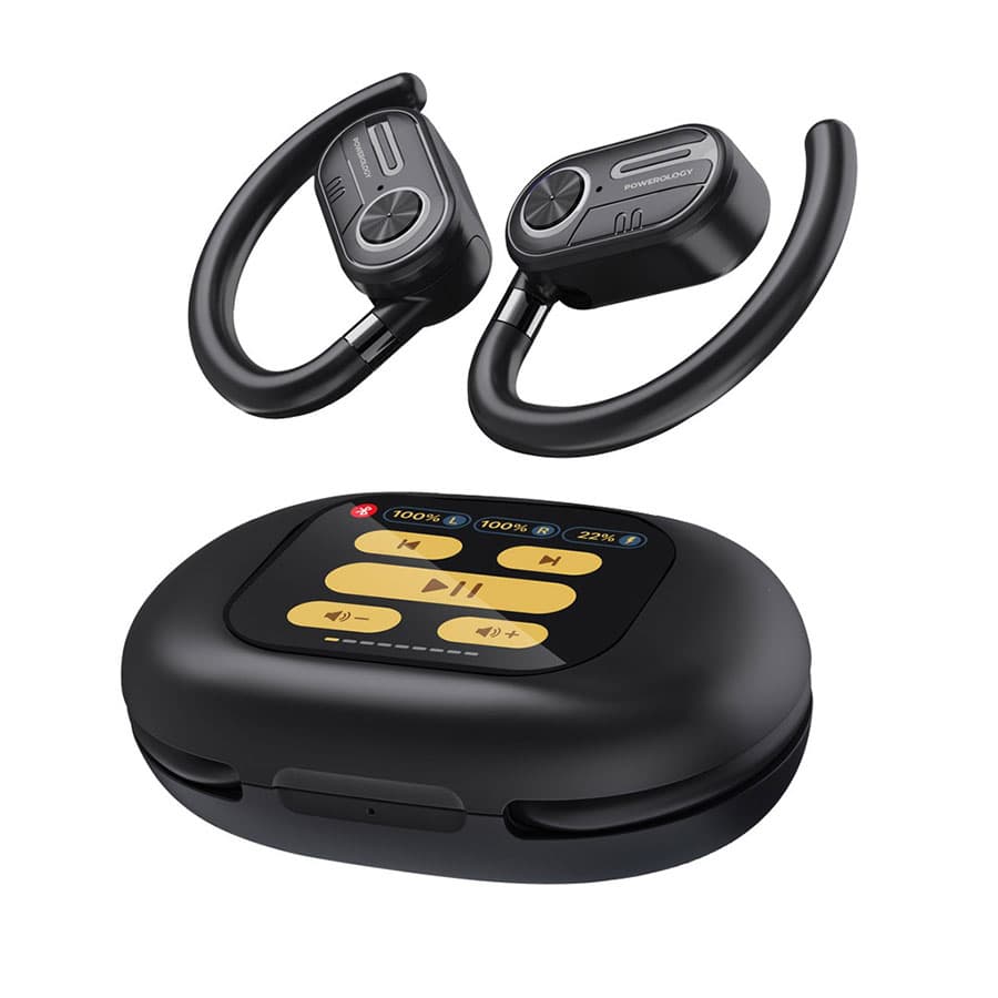 هندزفری بلوتوث القایی پاورولوژی Powerology Open Ear Wireless Stereo Earbuds PWLAU008 — تصویر ۶