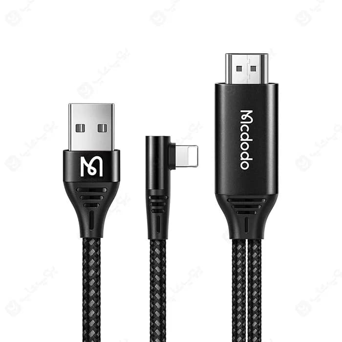 کابل LIGHTNING به HDMI مکدودو 2 متری 4K مدل CA-6400 — تصویر ۲
