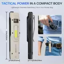 چراغ قوه شارژی یامو Yemao مدل PORTABLE EDC LIGHT YM-M28 — تصویر ۱۰