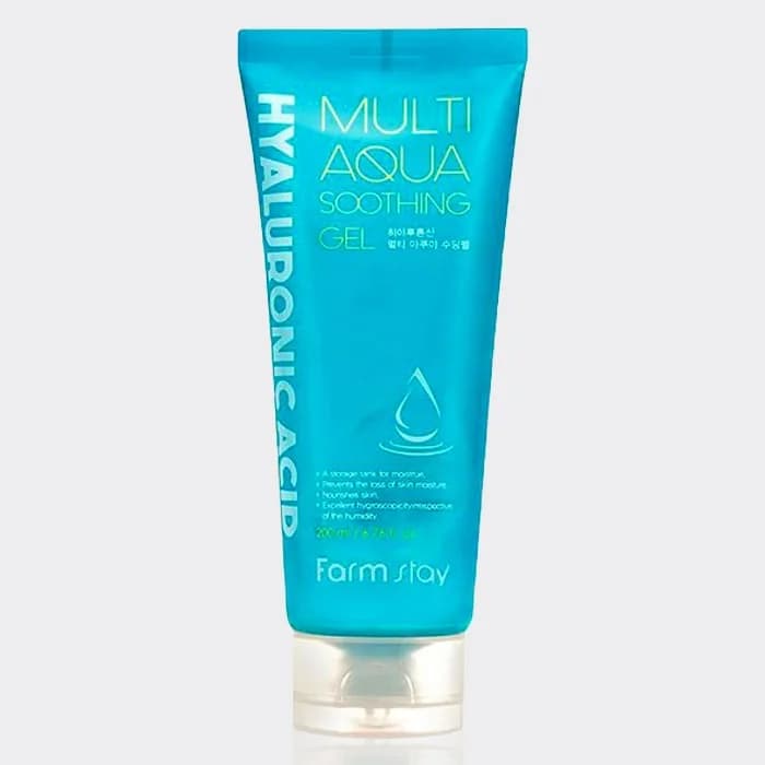 ژل آبرسان مولتی هیالورونیک اسید فارم استی مدل Farm Stay hyaluronic acid multi aqua soothing gel — تصویر ۲