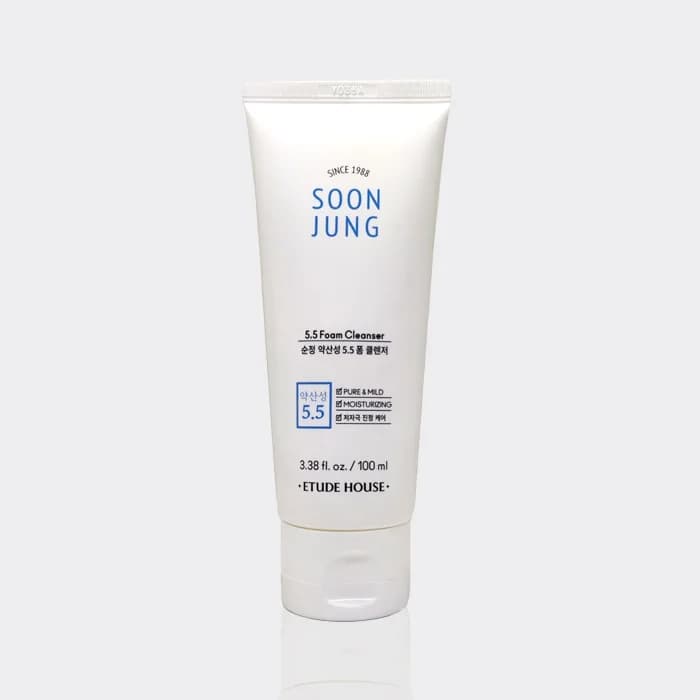 فوم شوینده پوست خشک و حساس اتود هاوس مدل Etude House soon jung 5.5 foam cleanser — تصویر ۲