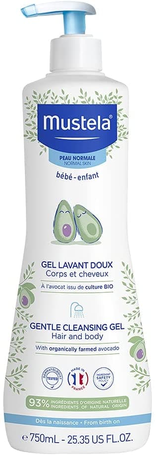 شامپو سر و بدن 500 میل موستلا Mustela سفارش ((ساخت فرانسه)) — تصویر ۳