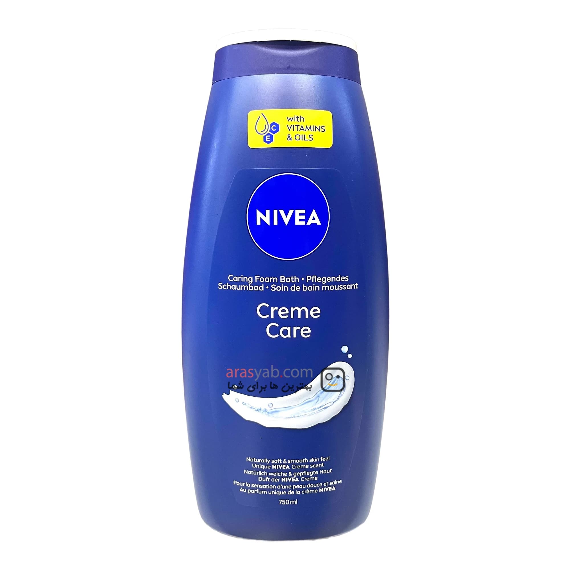 شامپو بدن نیوا مدل CREME Care اصل آلمان حجم 750 میلی