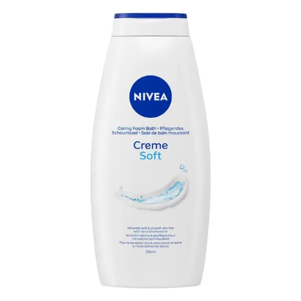 شامپو بدن نیوآ مدل کرم سافت CREME SOFT اصل آلمان حجم 750 میلی — تصویر ۴