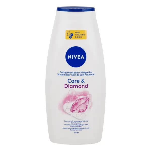 شامپو بدن نیوا nivea مدل دیاموند CARE AND DIAMOND اصل آلمان حجم 750 میل — تصویر ۳