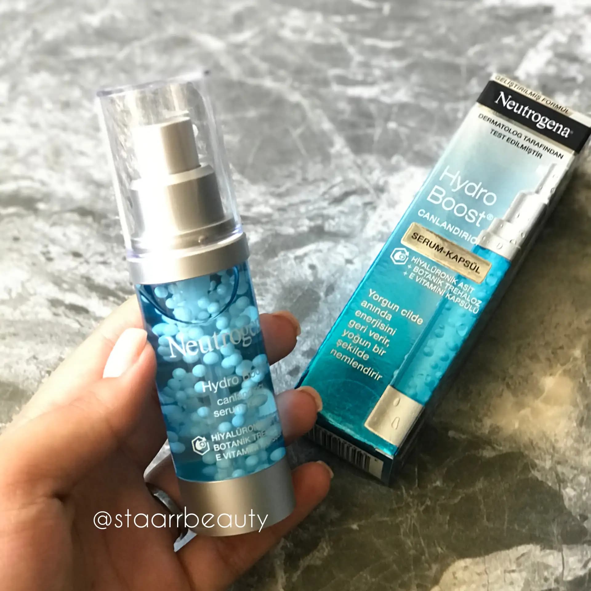 سرم آبرسان کپسولی نوتروژینا مدل Hydro Boost — تصویر ۳