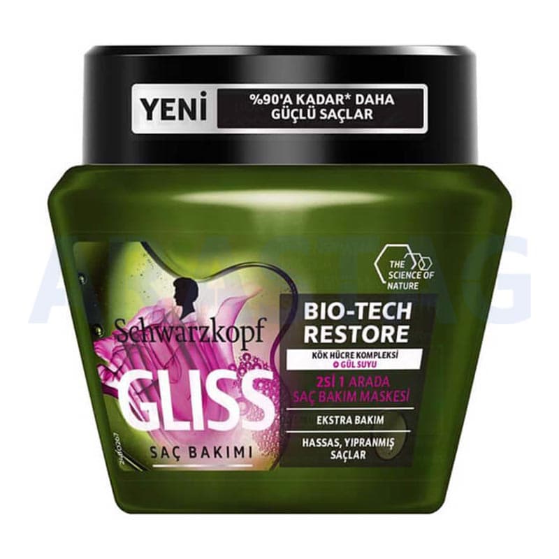 ماسک بازسازی کننده گلیس مدل Bio-Tech Restore حجم 300 میلی — تصویر ۷