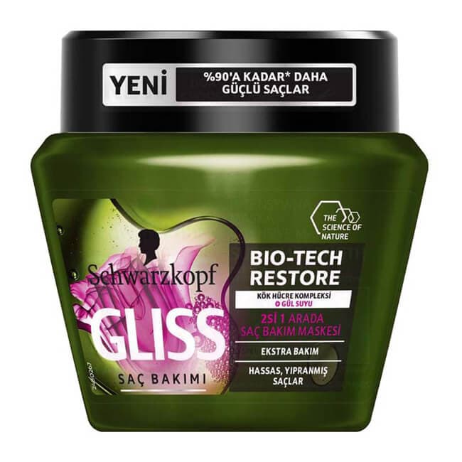 ماسک بازسازی کننده گلیس مدل Bio-Tech Restore حجم 300 میلی