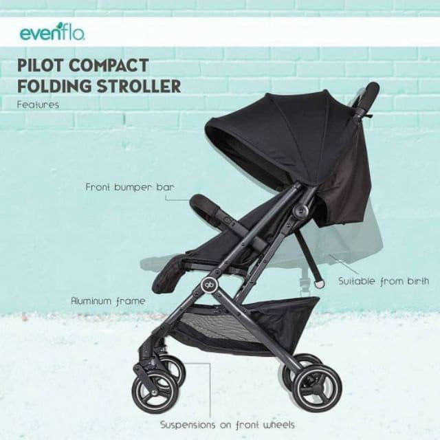 کالسکه هواپیمایی ایون فلو evenflo مدل GB Pilot Compact — تصویر ۲
