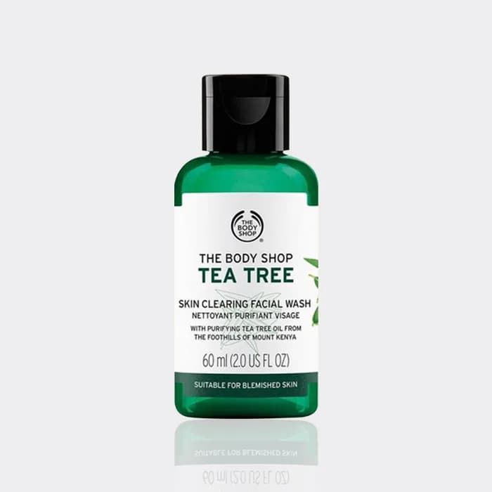 شوینده درخت چای بادی شاپ 60 میل مدل The Body Shop Tea Tree Skin Clearing Facial Wash