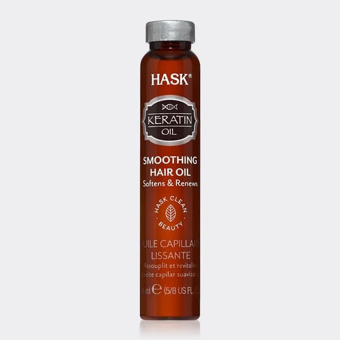 روغن مو کراتین هاسک 18 میل مدل Hask Keratin Smoothing Hair Oil — تصویر ۲