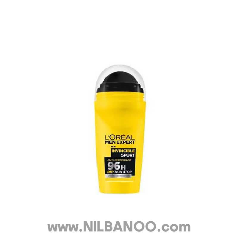 مام رول ضد تعریق مردانه لورآل سری Men Expert مدل Invincible Sport — تصویر ۳