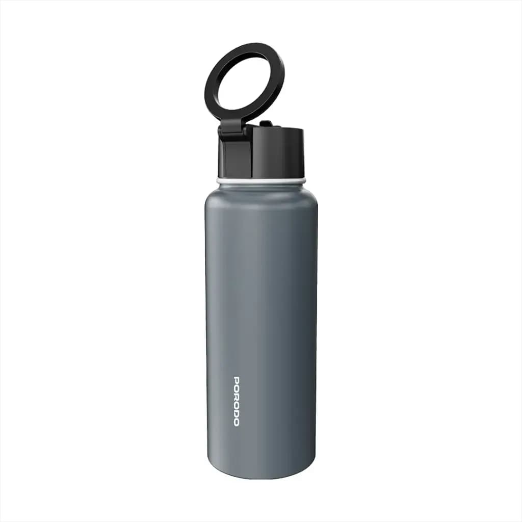 بطری آب استیل پرودو همراه با هولدر مگنتی گوشی مدل MAGNETIC MOUNT با ظرفیت 1 لیتر — تصویر ۱۱