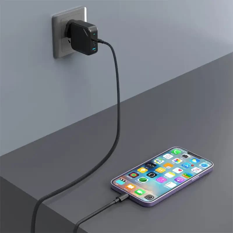 شارژر دیواری 140 وات پاورولوژی Powerology 140W GaN Charger PWCUQC022 — تصویر ۹