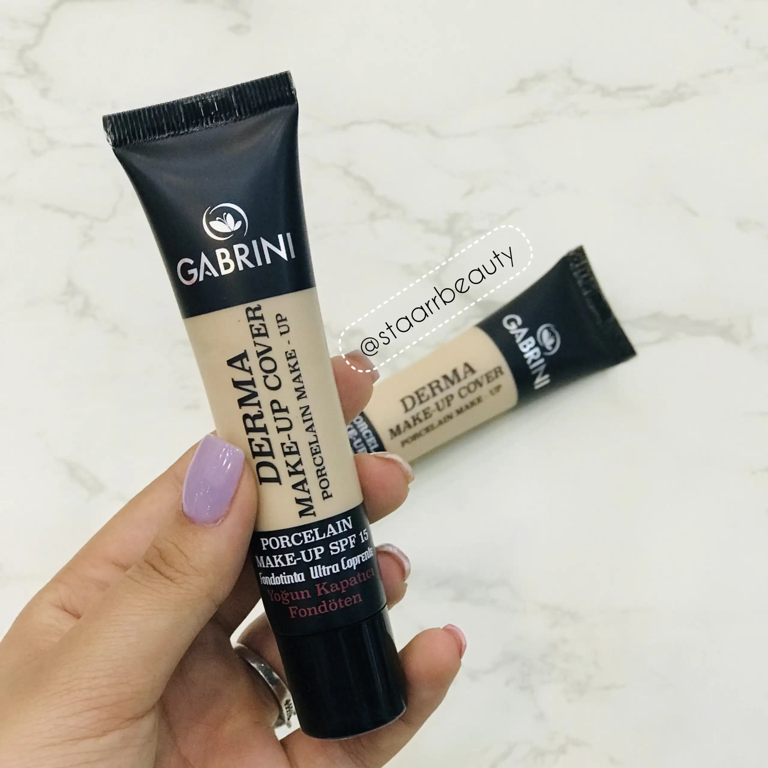 کرم پودر مات گابرینی مدل درما Derma با حجم 40 میل — تصویر ۳