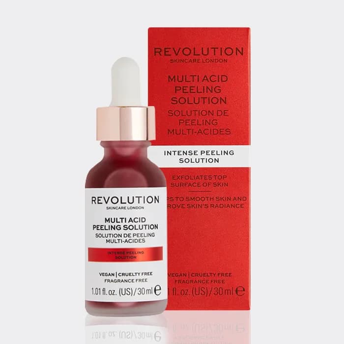 سرم پیلینگ و لایه بردار مولتی اسید رولوشن AHA 30% و BHA 1.5% مدل Multi Acid AHA And BHA Peel Serum 30ML — تصویر ۴