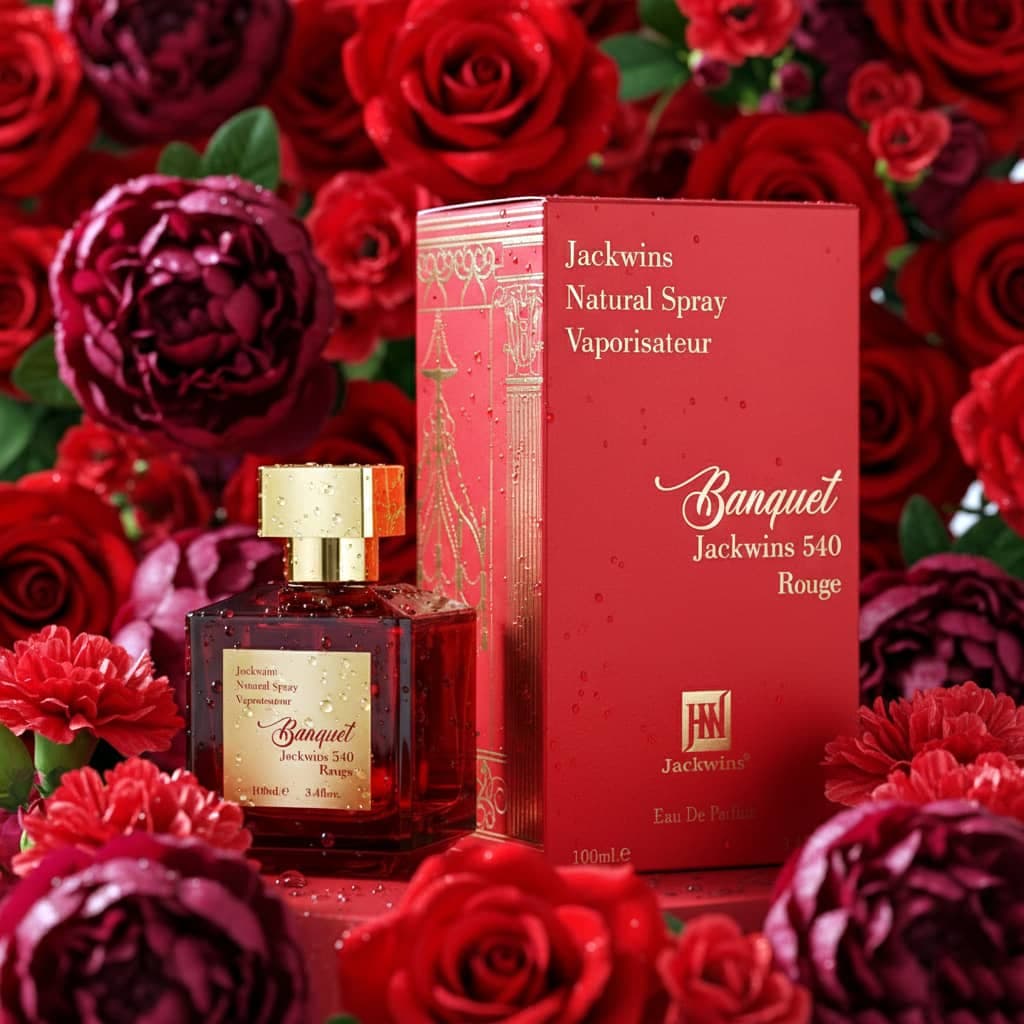 عطر ادکلن زنانه مردانه فرانسیس کرکجان باکارات رژ قرمز جانوین جکوینز اکستریت د پارفوم مدل مدل بانکوییت رژ قرمز (Maison Francis Kurkdjian Baccarat Rouge 540 Extrait) حجم 100 میل — تصویر ۵